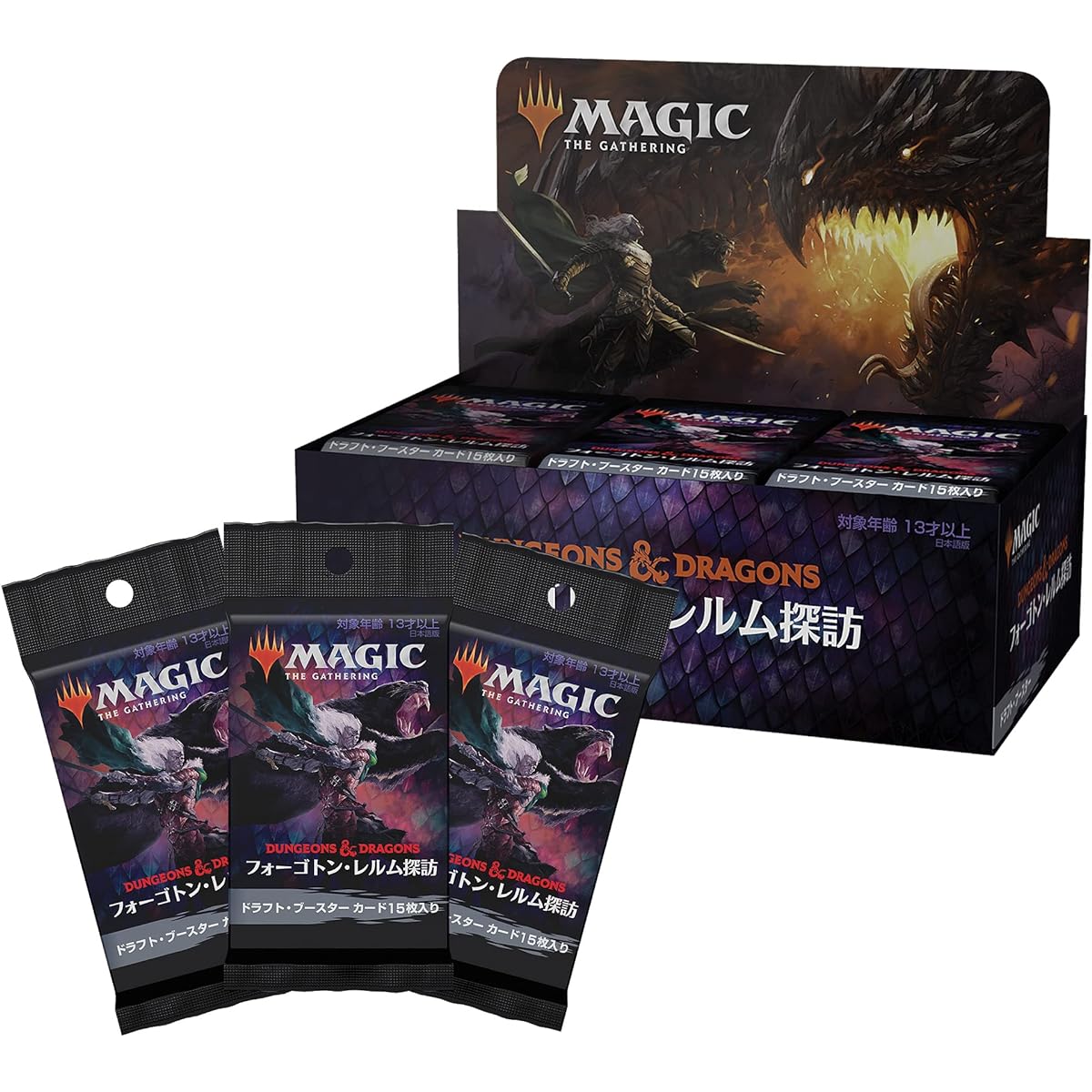 Magic: The Gathering Forgotten Realms Draft Booster Japanese Edition BOX MTG Trading Card Wizards of the Coast