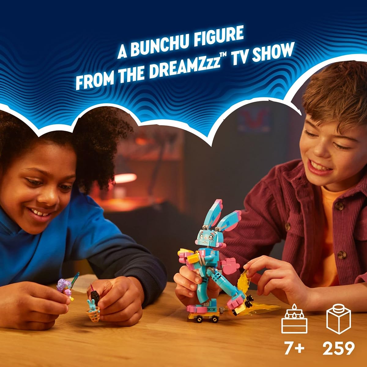 LEGO DREAMZZZZ Izzy and Bunny Building Toy Set, 2 Ways to Build, Grimspawn and Izzy Minifigures, Great Gift for Kids Ages 7 and Up, 71453