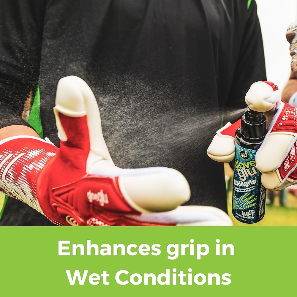 Gloveglu Gloveglu AQUA Grip GK Glove Soccer 900106 120ml Black