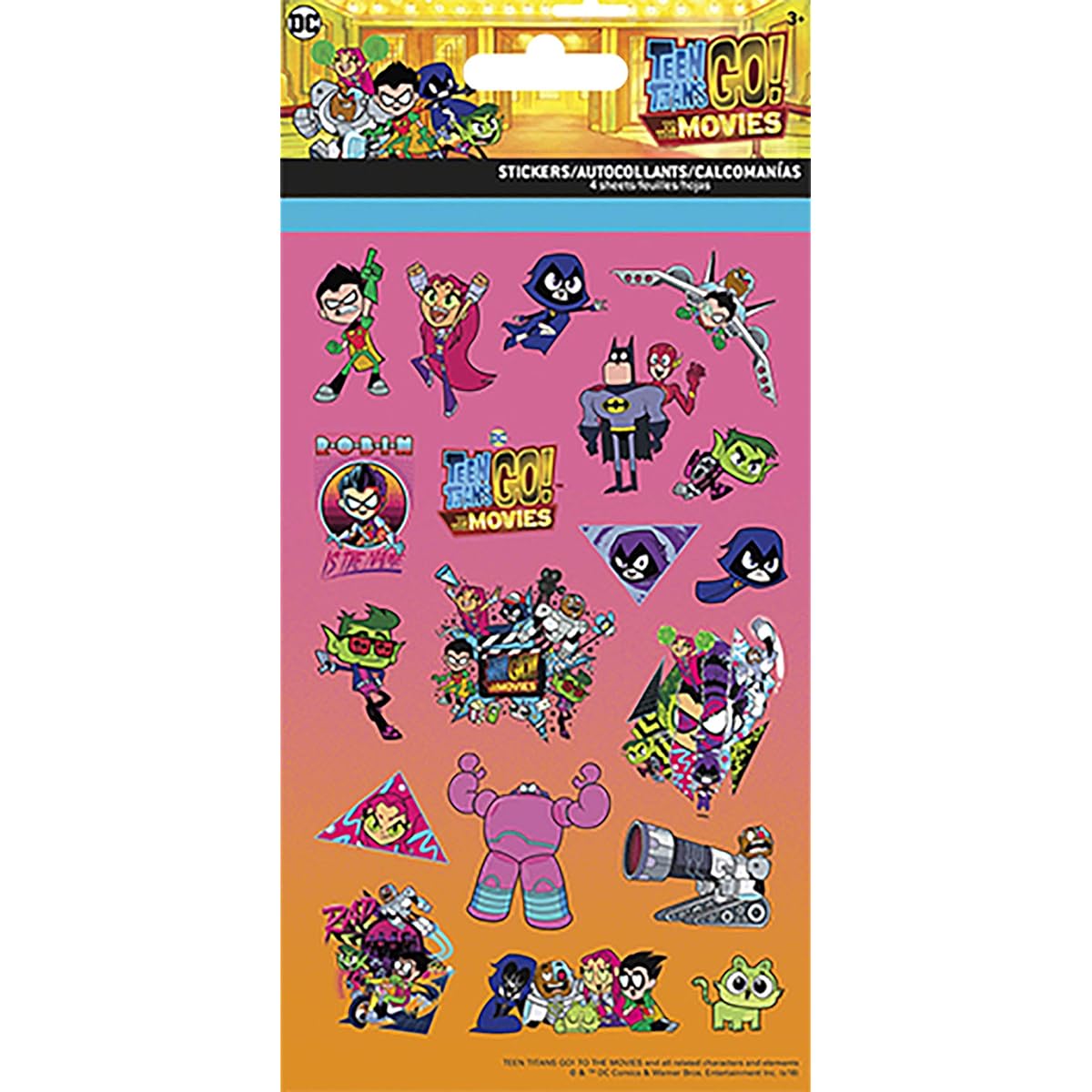 Trends International Teen Titans Go Movie - Standard 4 Sheet Multi 5"
