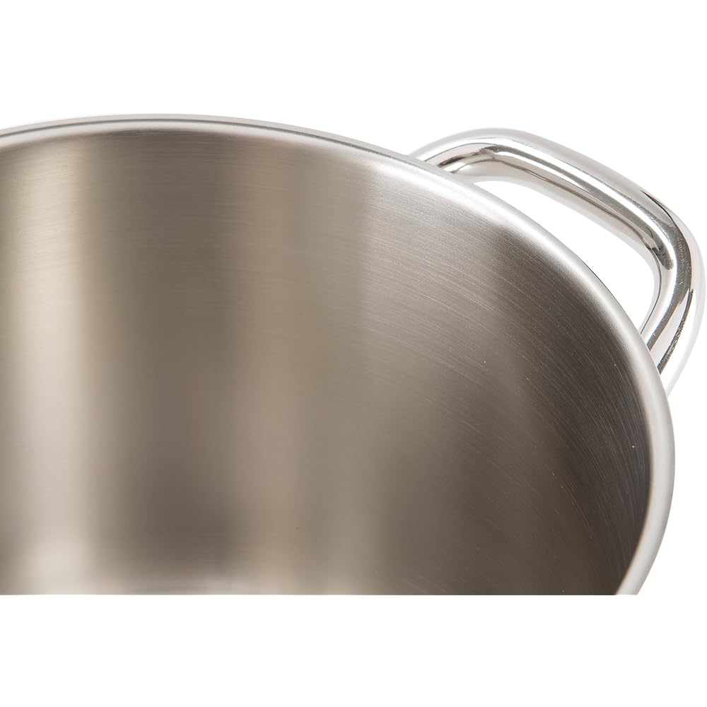 Barazzoni Double Handed Pot Stainless Steel ∅28 x H22.8cm Stock Pot CHEF LINE 163101028
