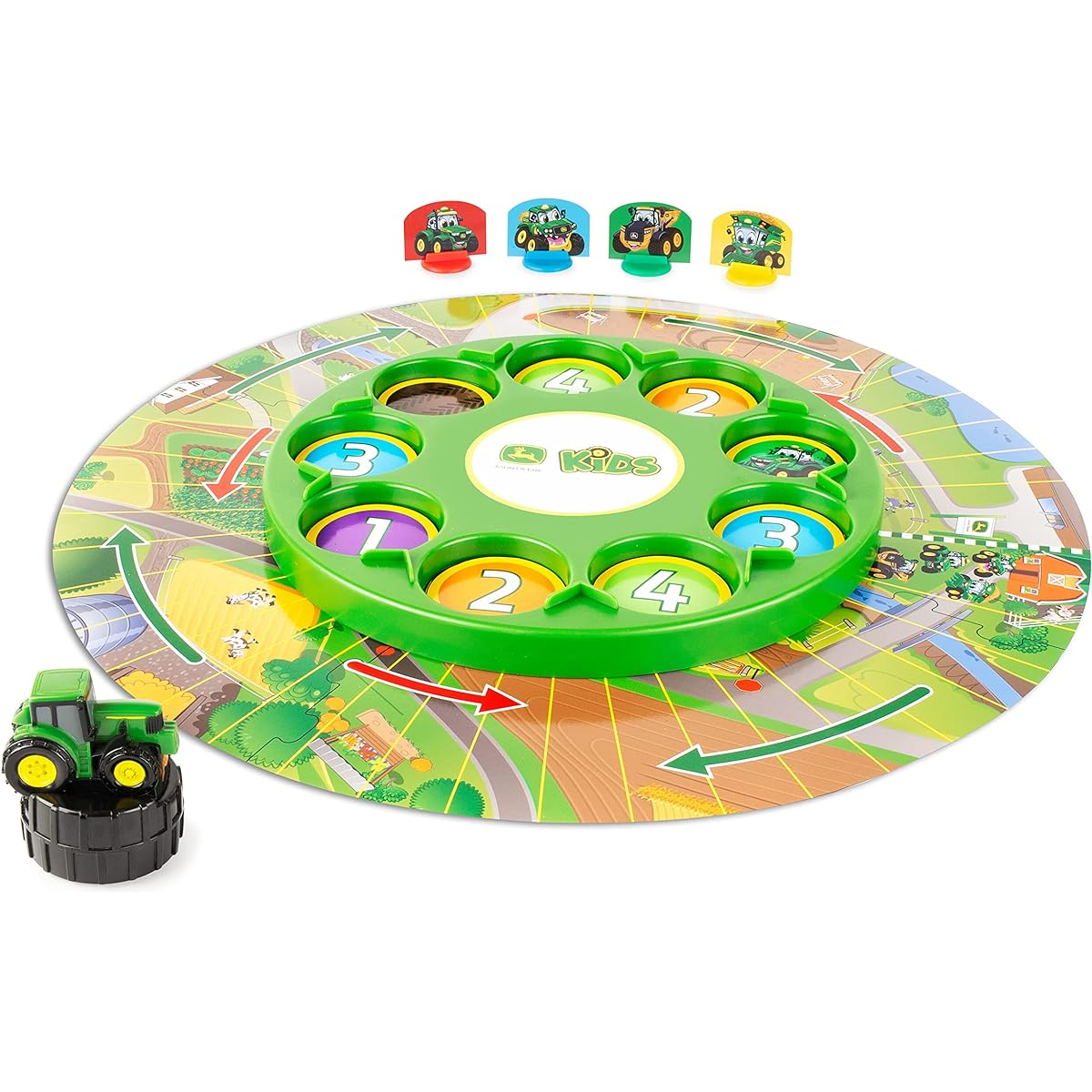 John Deere Kids - Go Johnny Go – Kid’s Board Game for Ages 3+