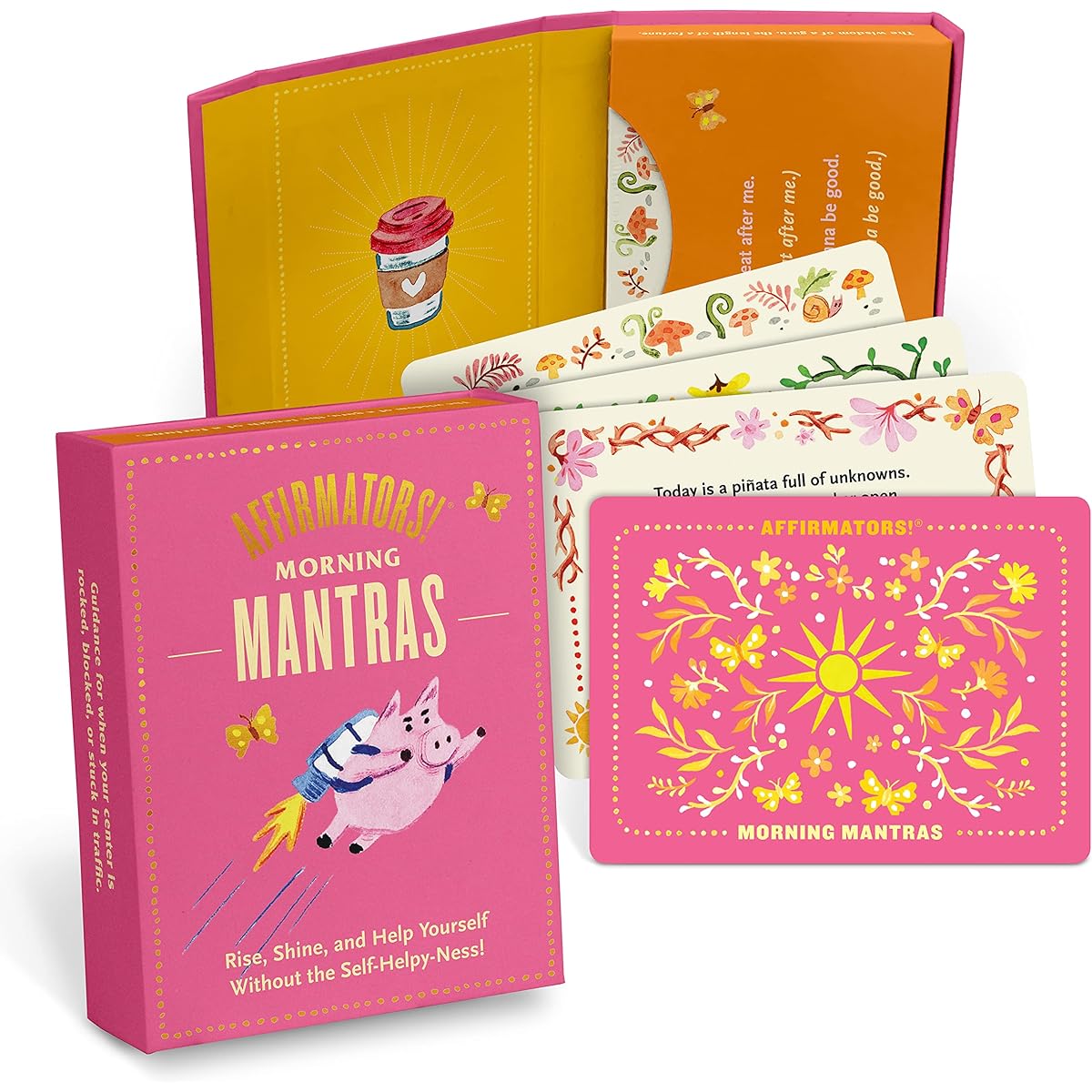 Affirmators! Mantras Morning - Day Affirmation Card Deck, Daily Cards & Positive Affirmations (30 Card Deck)