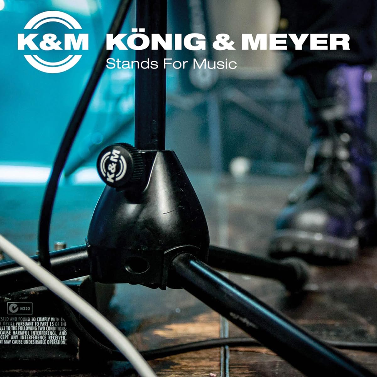 K & M Mic stand with boom arm by K & M