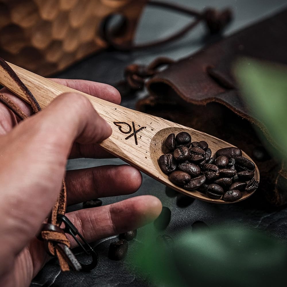 Uberleben Dursten Kanu Spoon Handmade Traditional Wooden Spoon Lightweight Eco-Friendly Camping Backpacking Bushcraft