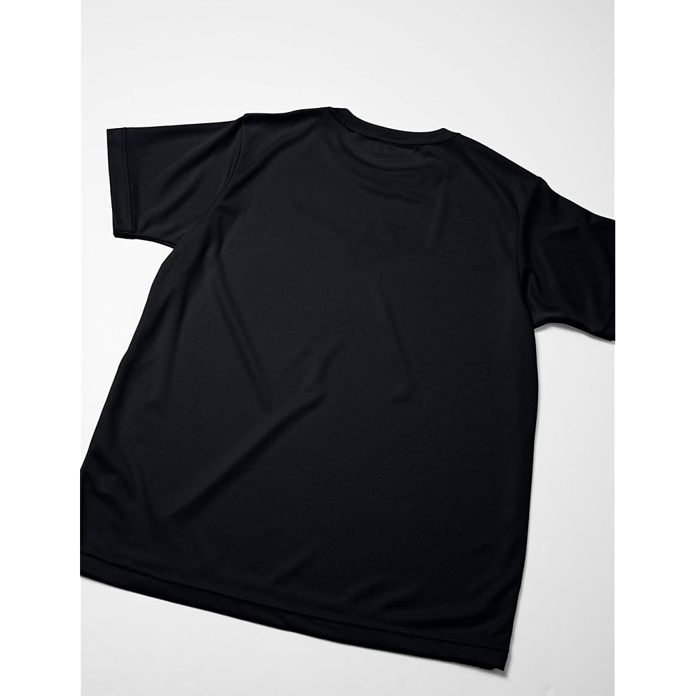 [Mizuno] Training Wear, Short Sleeve T-Shirt, Big Logo, Sweat Absorbent, Quick Drying, Dry, Kids Sizes Available 32JA8155