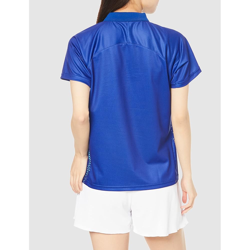 [Mizuno] Tennis Wear Game Shirt Sweat Absorbent Quick Drying Dynamotion Fit 62JA2205 Women's