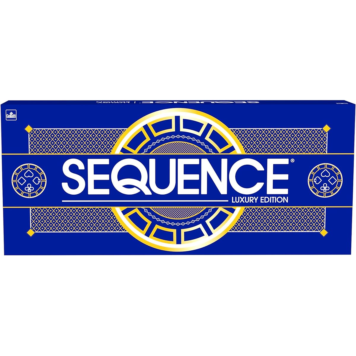 Sequence Luxury Edition - Amazing Set of Luxurious Cushioned Rolled Flat Game Mats - Goliath Exclusive Blue 2-12 Players