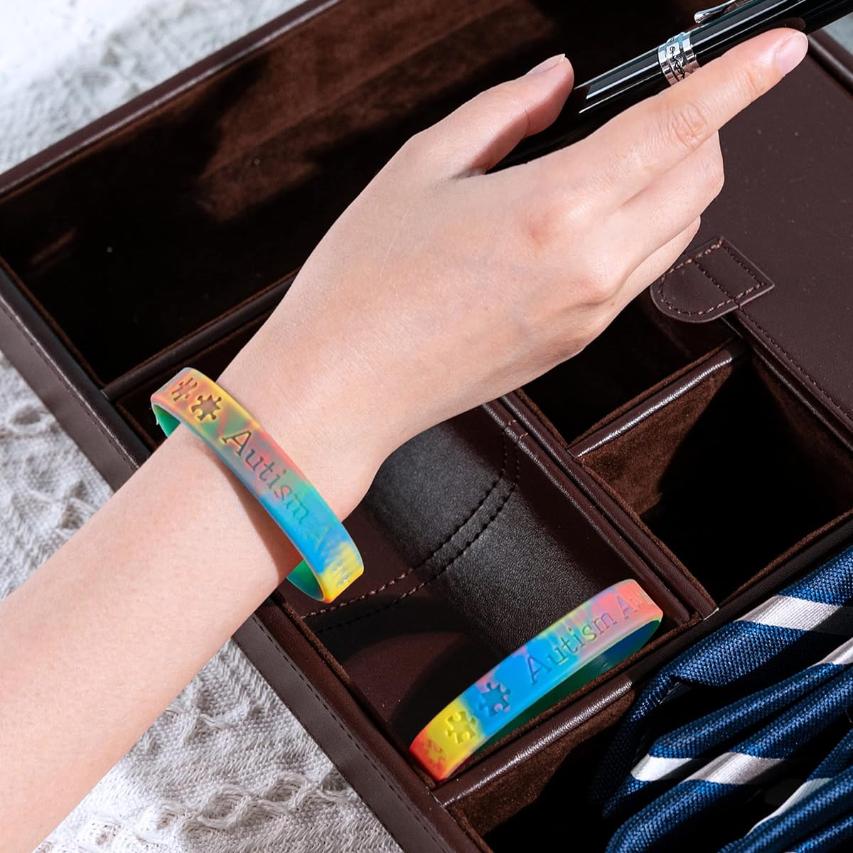 Fundraising For A Cause | Autism Awareness Silicone Bracelets - Cheap Asperger Syndrome and Autism Awareness Rubber Wristbands
