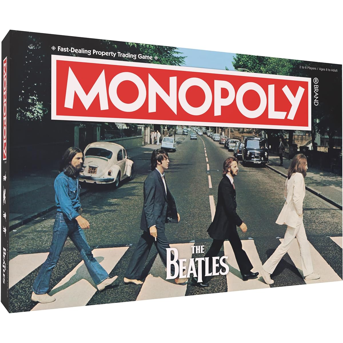 Monopoly: The Beatles | Play as Rocky Raccoon Maxwell's Silver Hammer I Am The Walrus & More | Officially Licensed Collectible Game Beatles Rock Band for 2-6 Players, MN043-190-002400-06