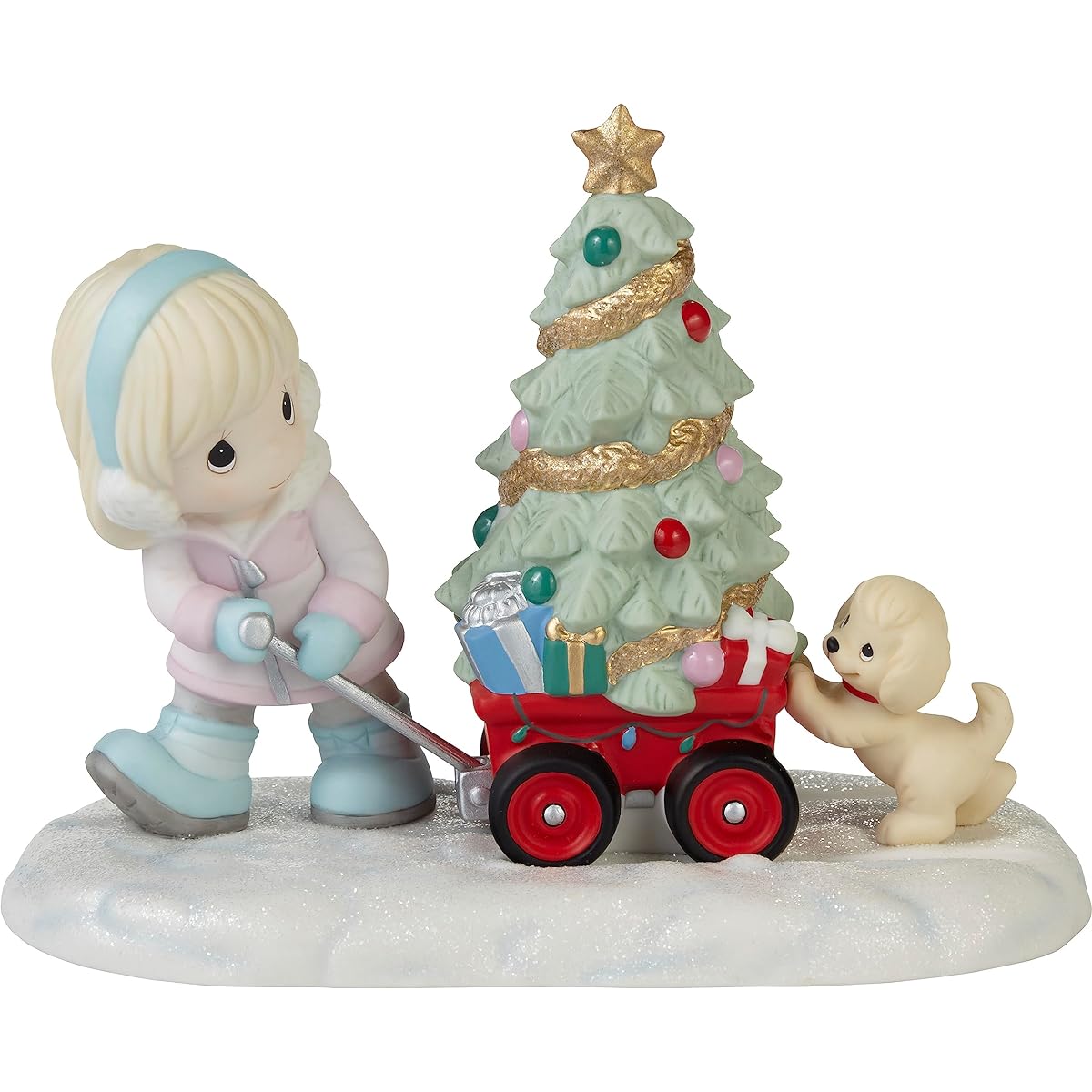 Precious Moments 231041 Share The Magic of Christmas Bisque Porcelain Figurine