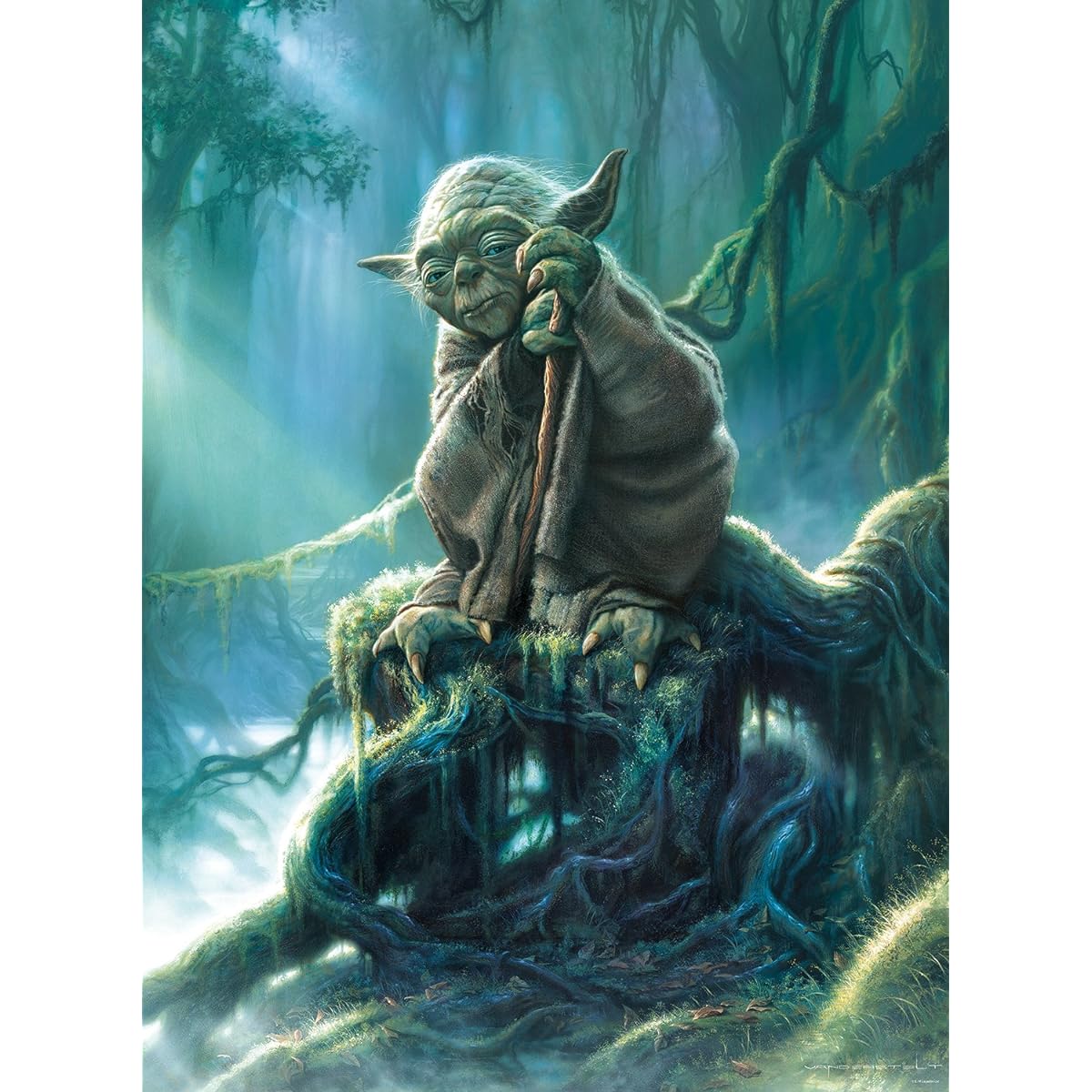 Star Wars Fine Art Collection Jigsaw Puzzle 1000 Pieces Yoda