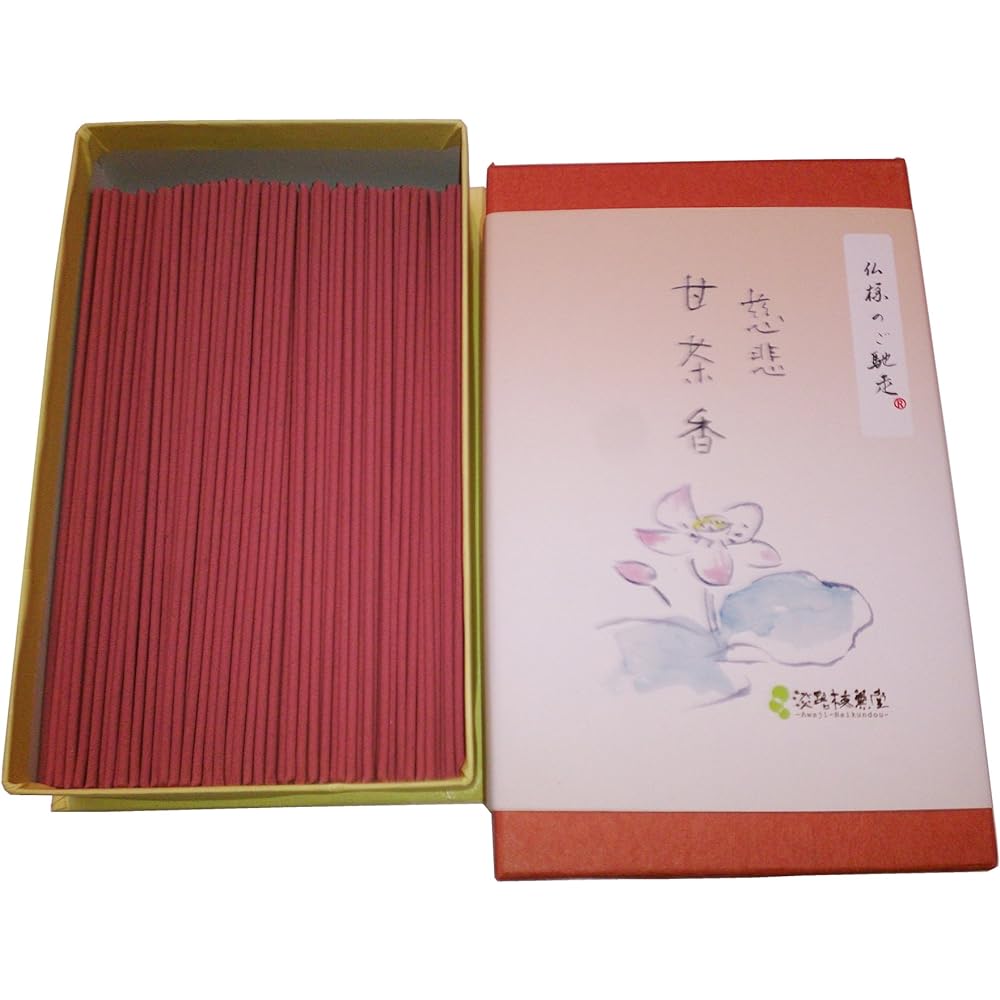 Awaji Umekundo's high quality incense sticks, Merciful sweet tea incense, 105g, Incense sticks, packed with roses, Scented incense sticks, Good smell, Good smell, Incense sticks #14