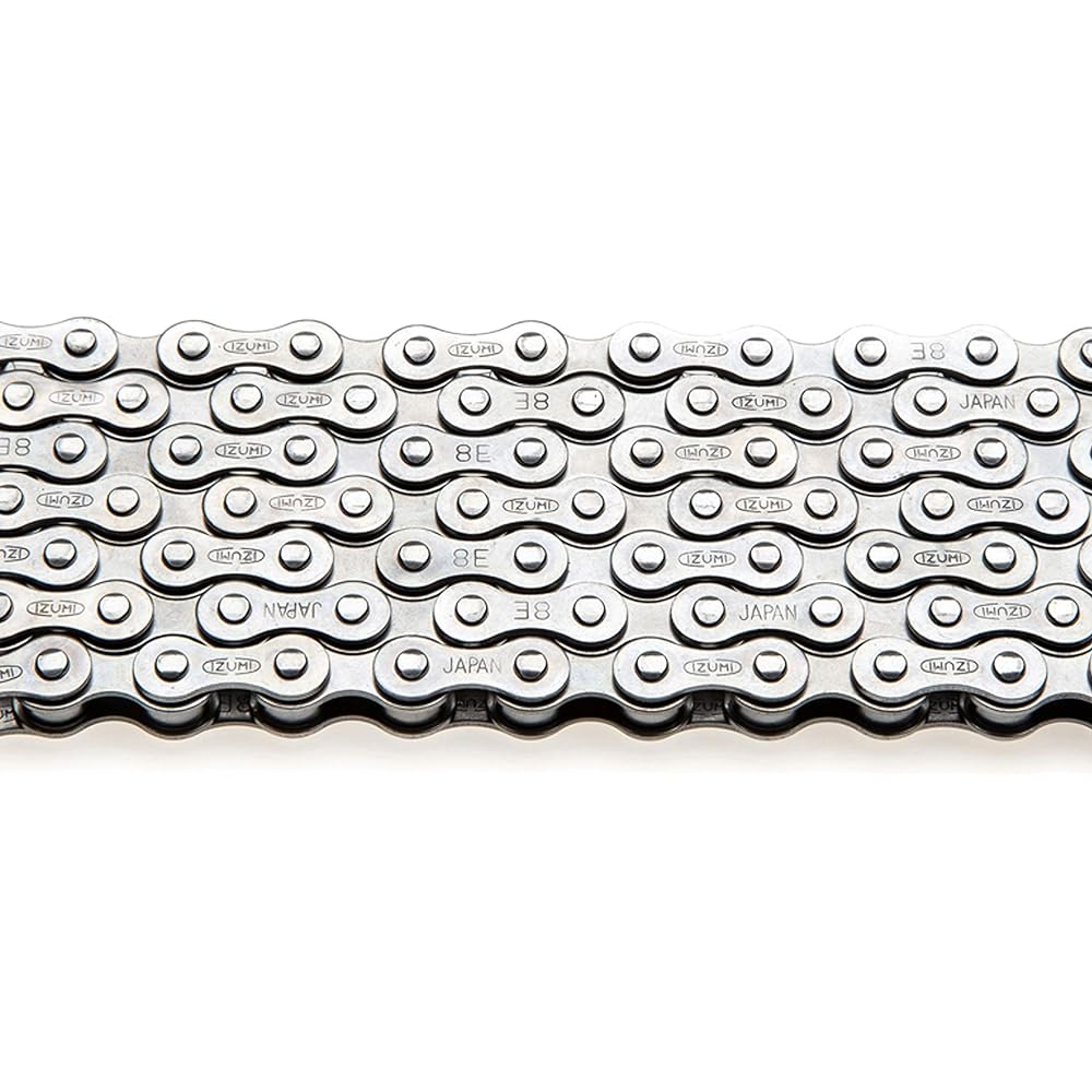 IZUMI Tough Guard 130 Link Japanese Chain for Electric Assist Bicycles Plated Small