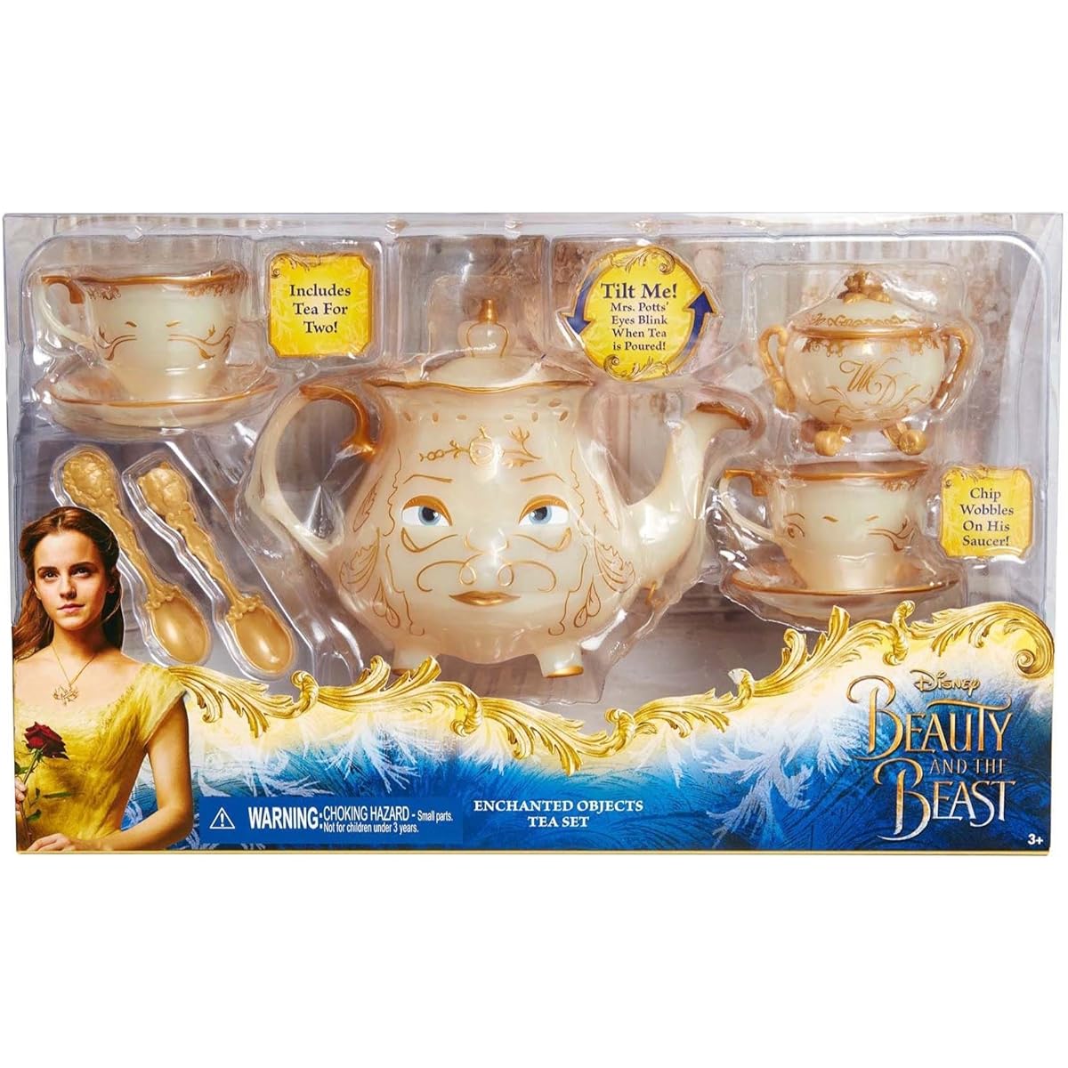 Disney Beauty and the Beast Mrs. Potts Pretend Tea Set [Parallel Import]