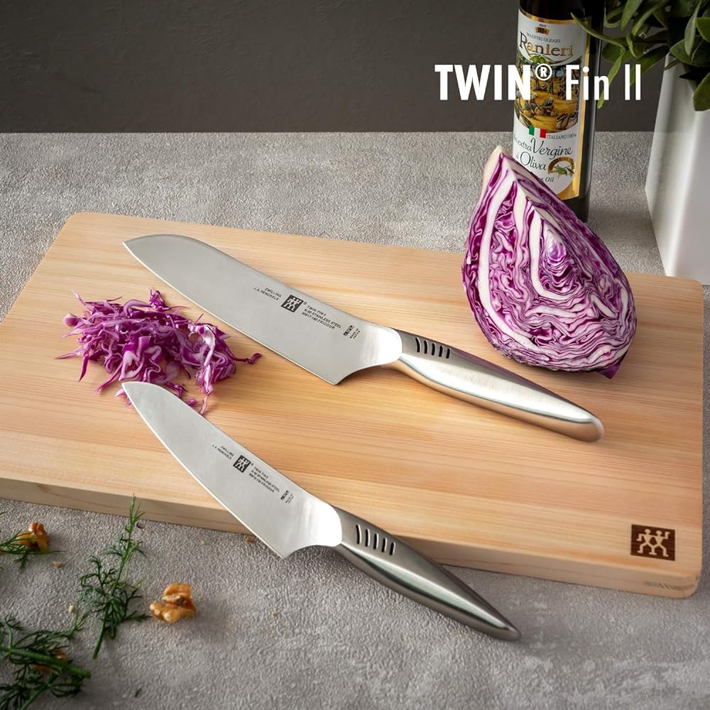 Zwilling J.A. Henckels "Twin Fin 2 Steak Knife 120mm Made in Japan" Knife All Stainless Steel Dishwasher Safe Made in Seki City, Gifu Prefecture [Authorized Japanese Product] Twin Fin 30919-121