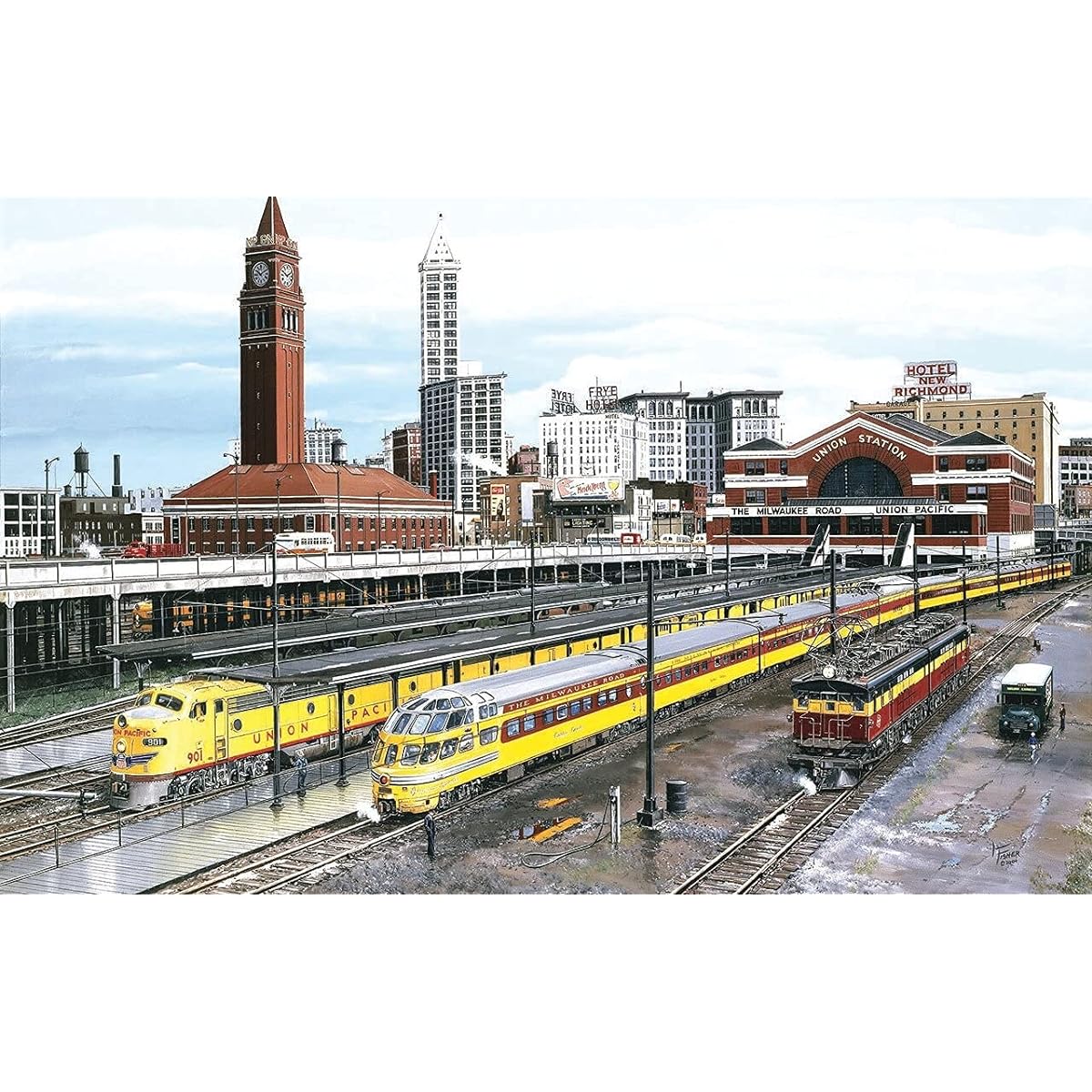 SunsOut Seattle 1000 Piece Jigsaw Puzzle