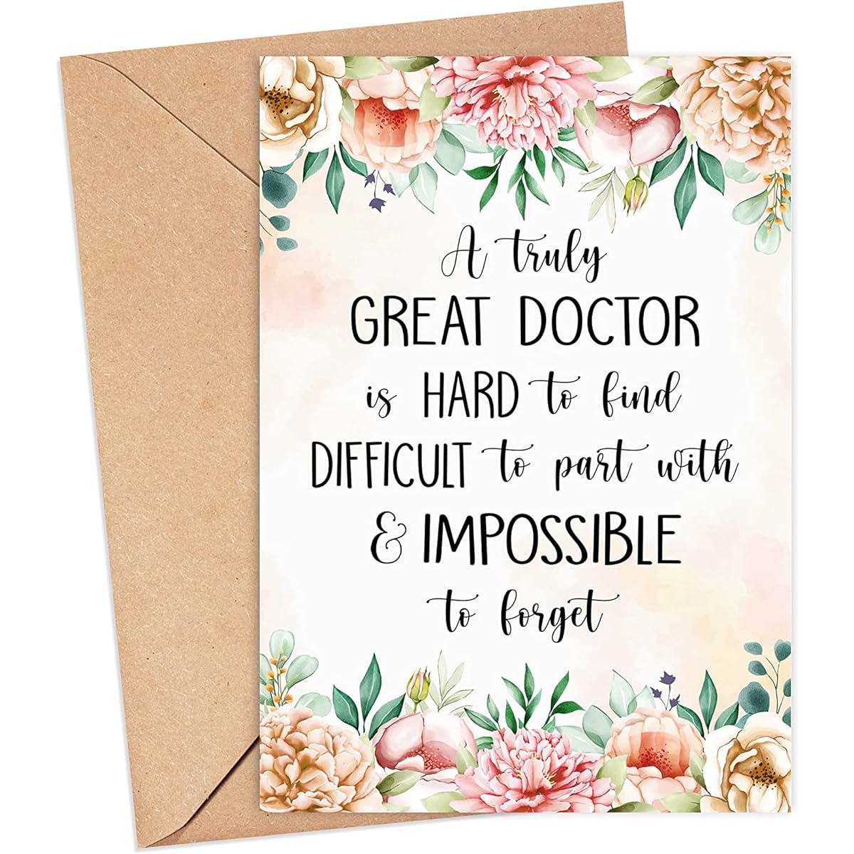 Doctor Cards - Doctor Retirement Cards - Truly Great Doctors Are Hard to Find - Farewell Cards - Thank You Cards - Retirement Cards