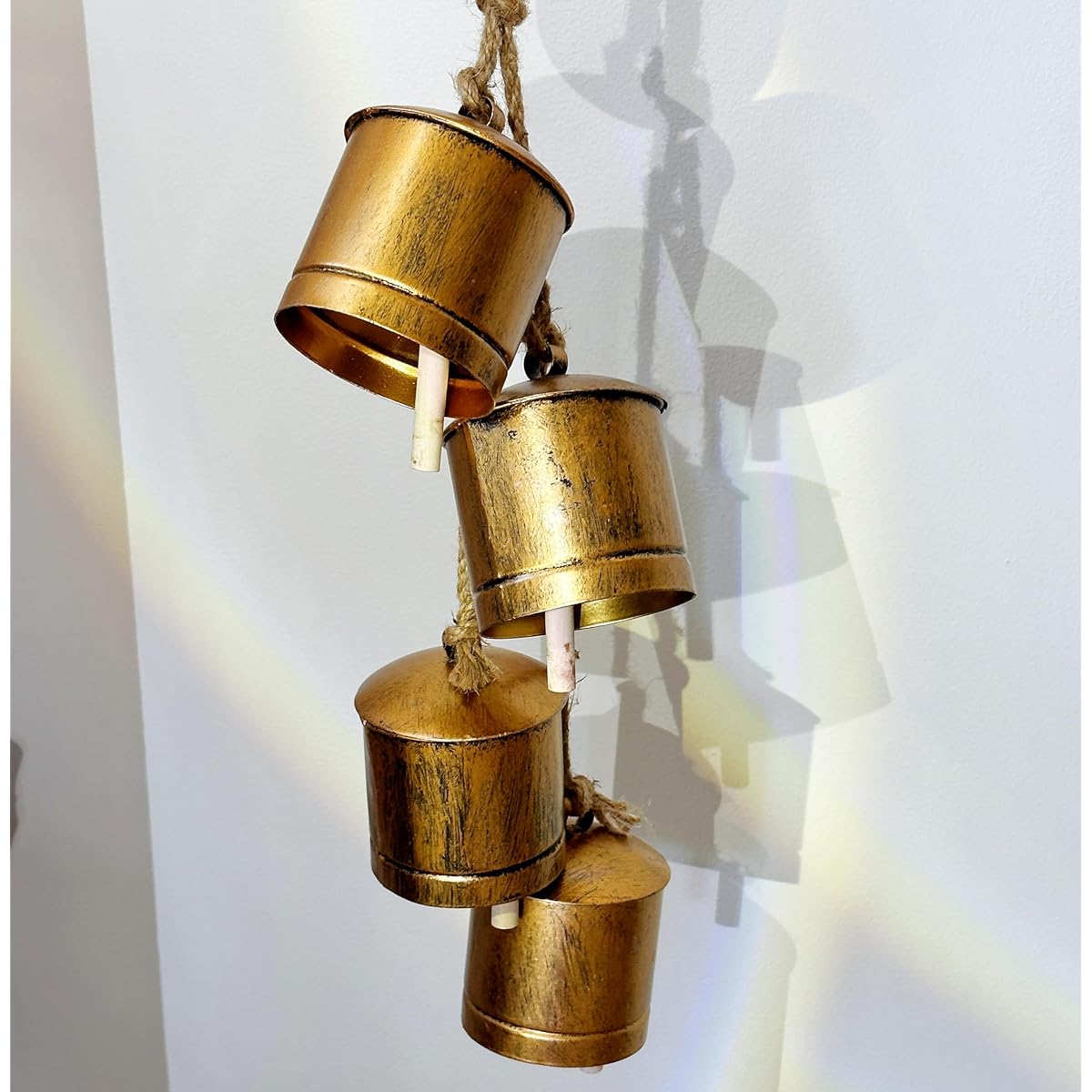 Handmade Rustic Christmas Bell Christmas Bell Craft Bell Christmas Bell Garland Copper Bell for Christmas Tree Gift for Mom Gift for Grandma
