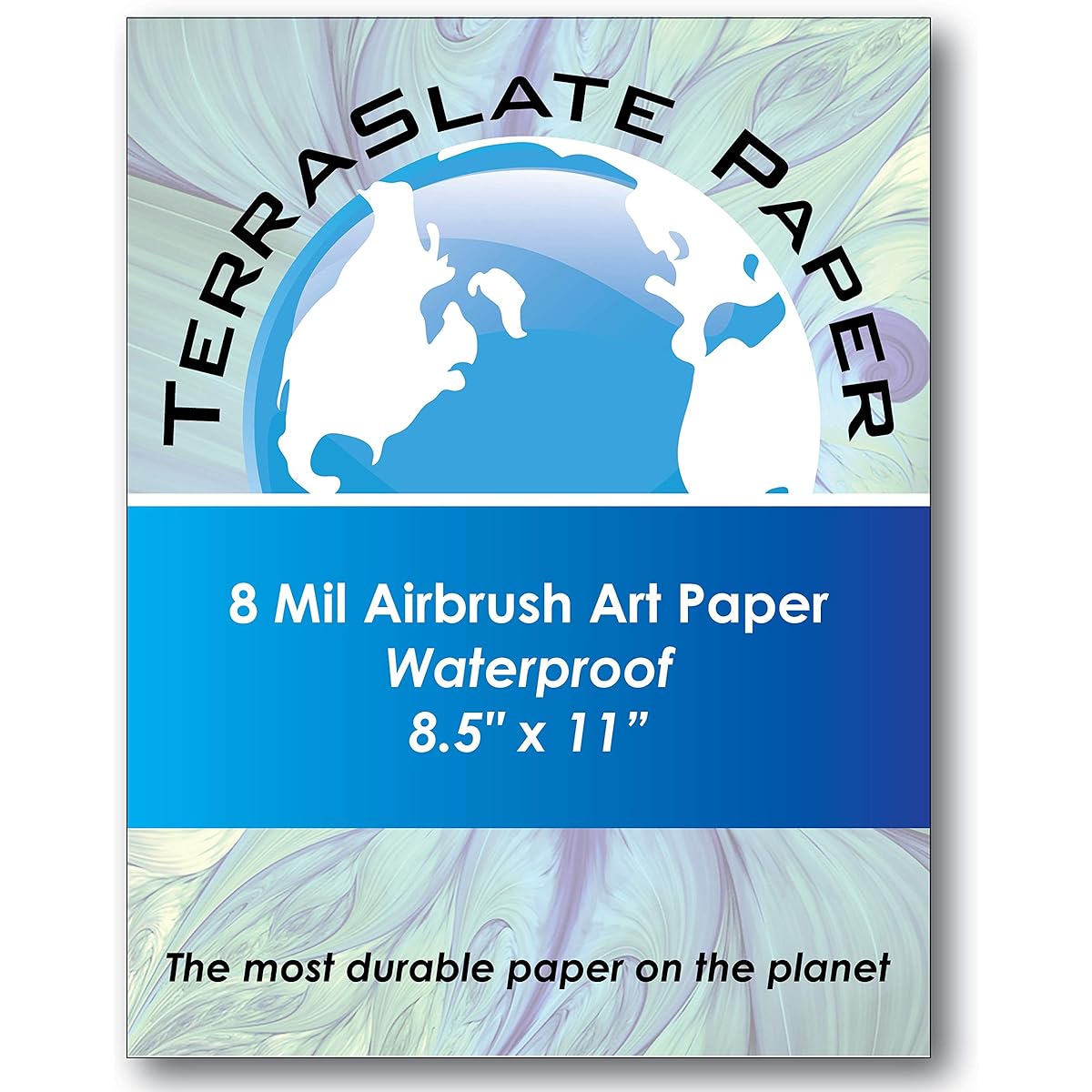 TerraSlate Paper 7 mil 8.5" x 11" Airbrush Art Paper, 25 Sheets