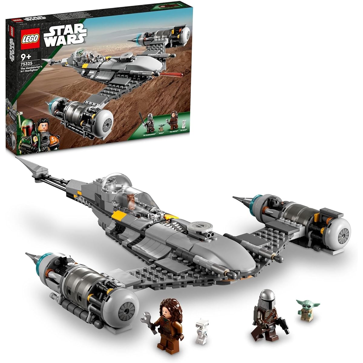 LEGO Star Wars Mandalorian N-1 Starfighter 75325 Toy Blocks Gift Space Boys Ages 9 and up