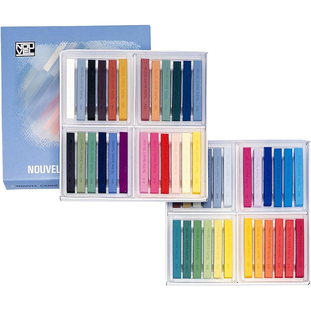 Talence Curry Pastel Nouvelle 48 Color Set & Nouvelle Curry Pastel 24 Color Pearl Set 424635 [Set Purchase]