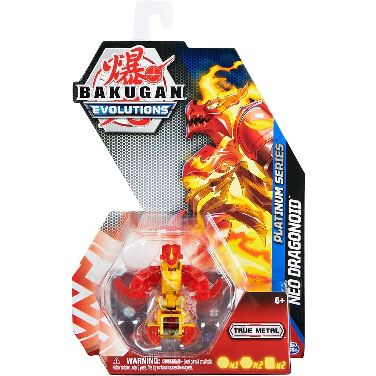 Bakugan Evolutions 2022 Platinum Series Die Cast Pirus Neo Dranoid