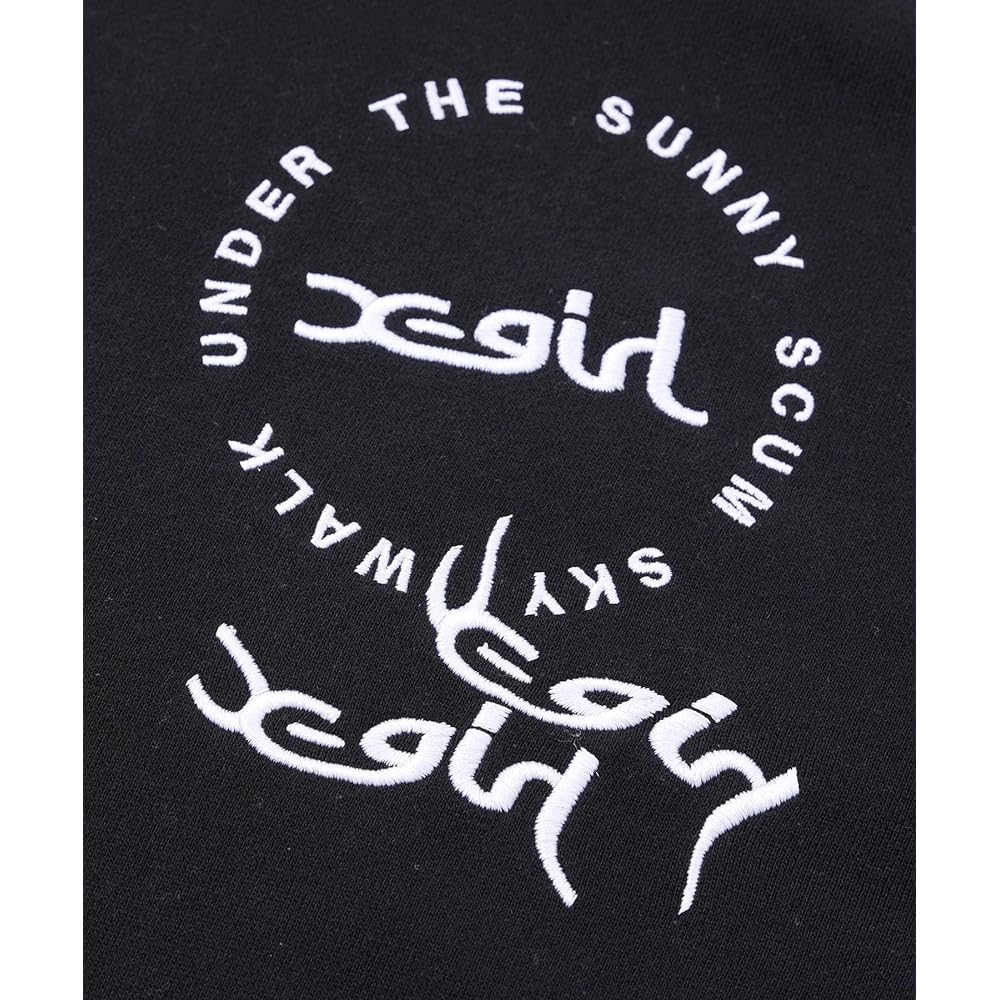 [X Girl] Casual Tops RANDOM EMBROIDERY SWEAT HOODIE Women's