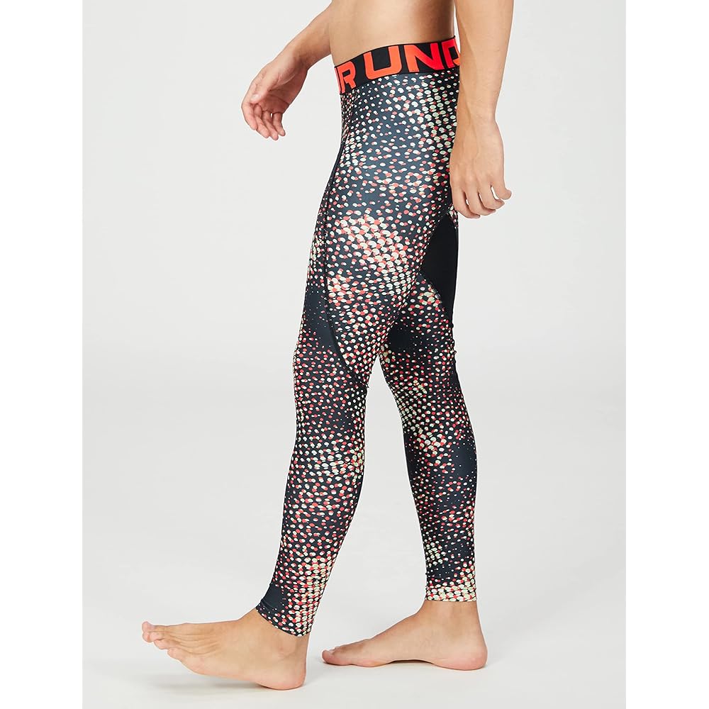 [Under Armor] Training Base Layer UA Heat Gear Armor Print Leggings Men's