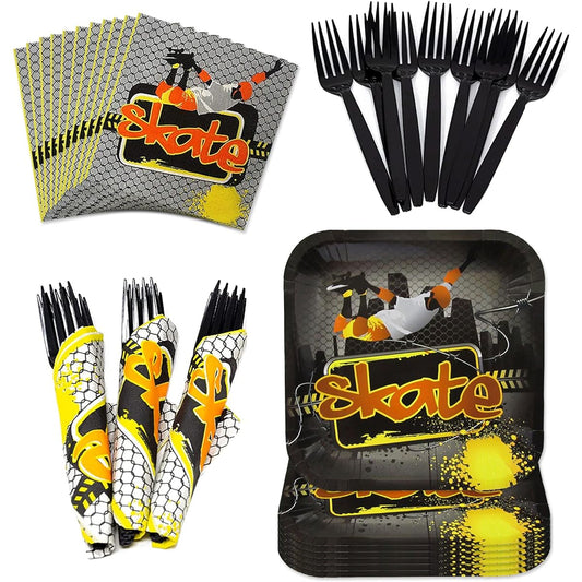 Blue Orchards Skate Party Supplies