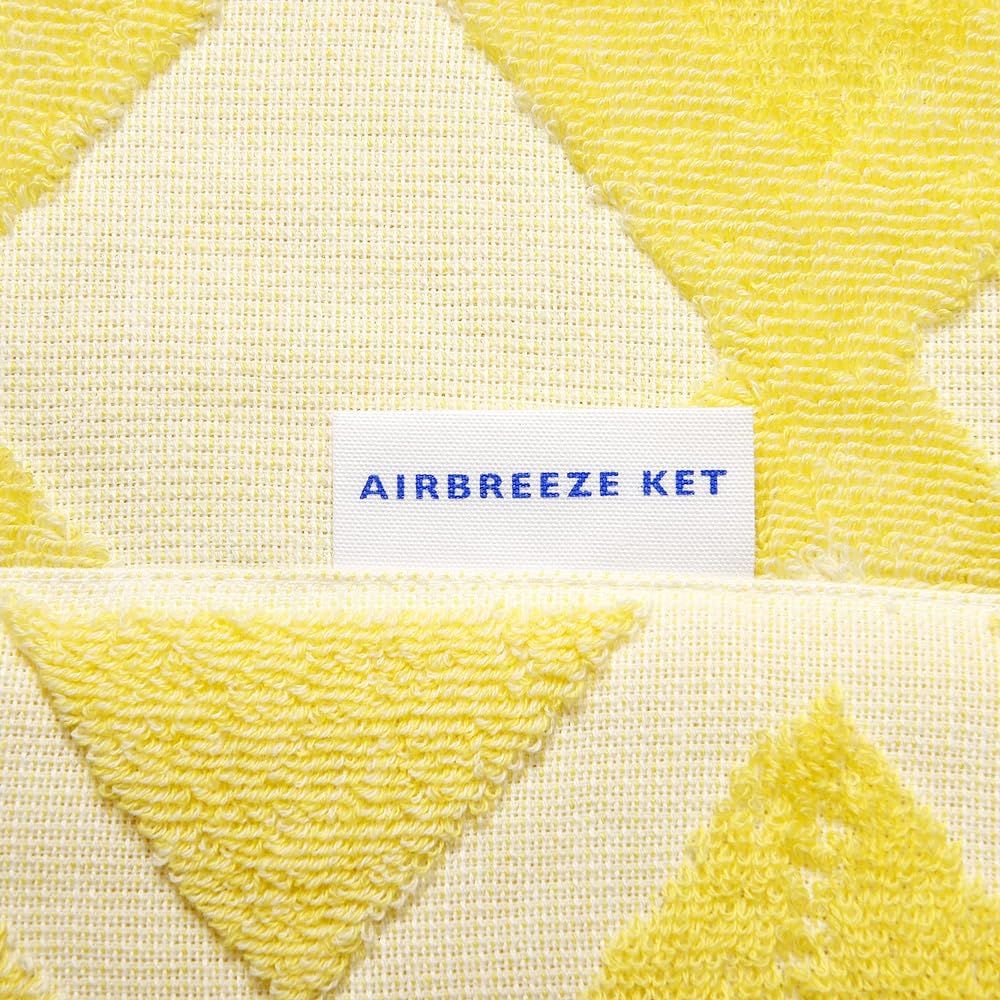 nishikawa [Nishikawa] Towel blanket (Air Breeze blanket) Light, single, washable, does not cling to the skin, three-dimensional effect, allows air to pass through, lightweight type, made in Japan, yellow RR00800026