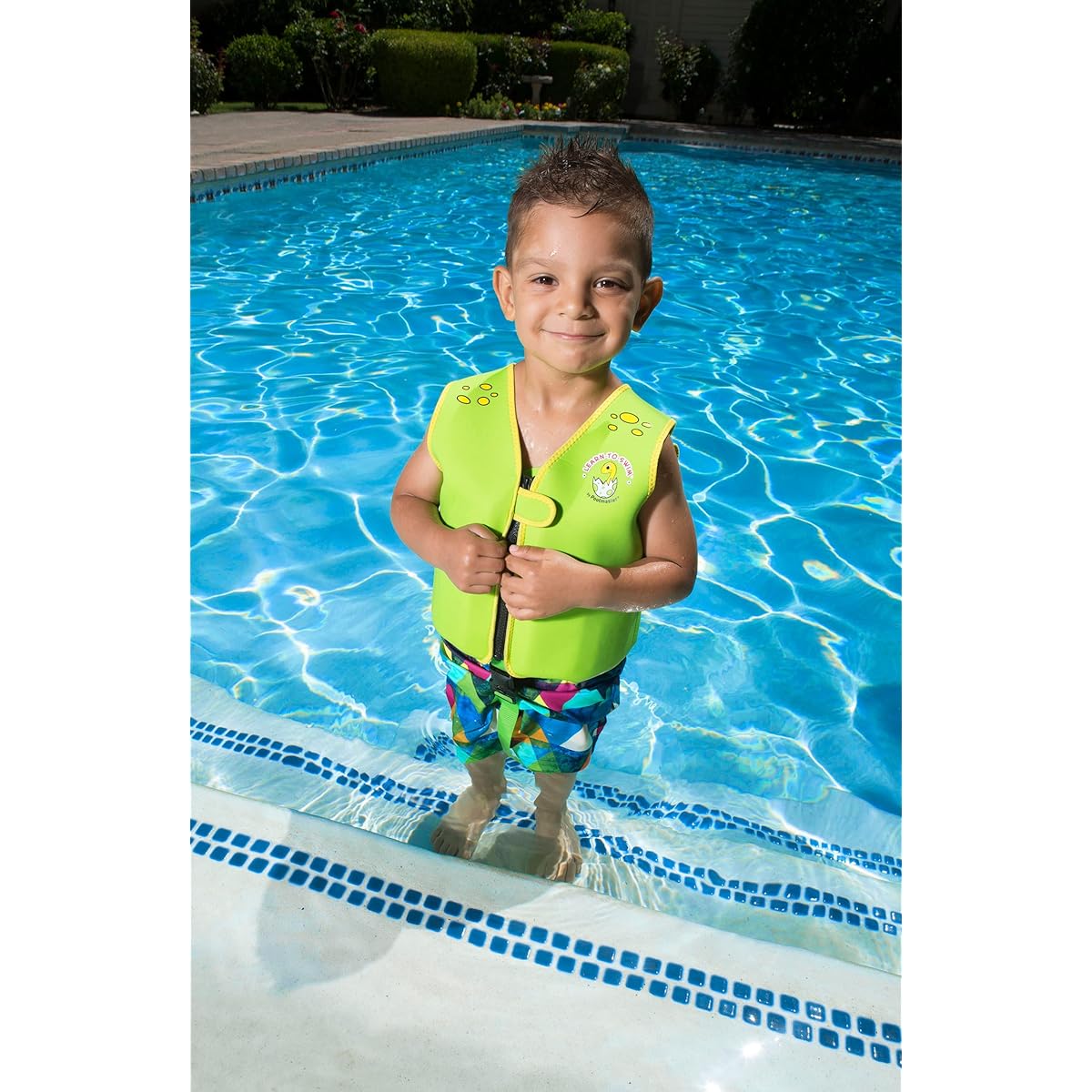 Poolmaster 50567 Learn-to-Swim Dino Swim Vest - 3-6 Years Old