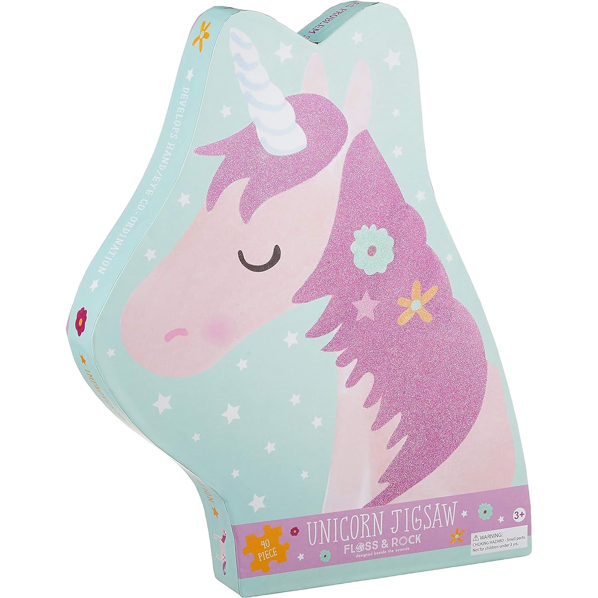 Floss & Rock 40 Piece Jigsaw Puzzle - Fairy Unicorn