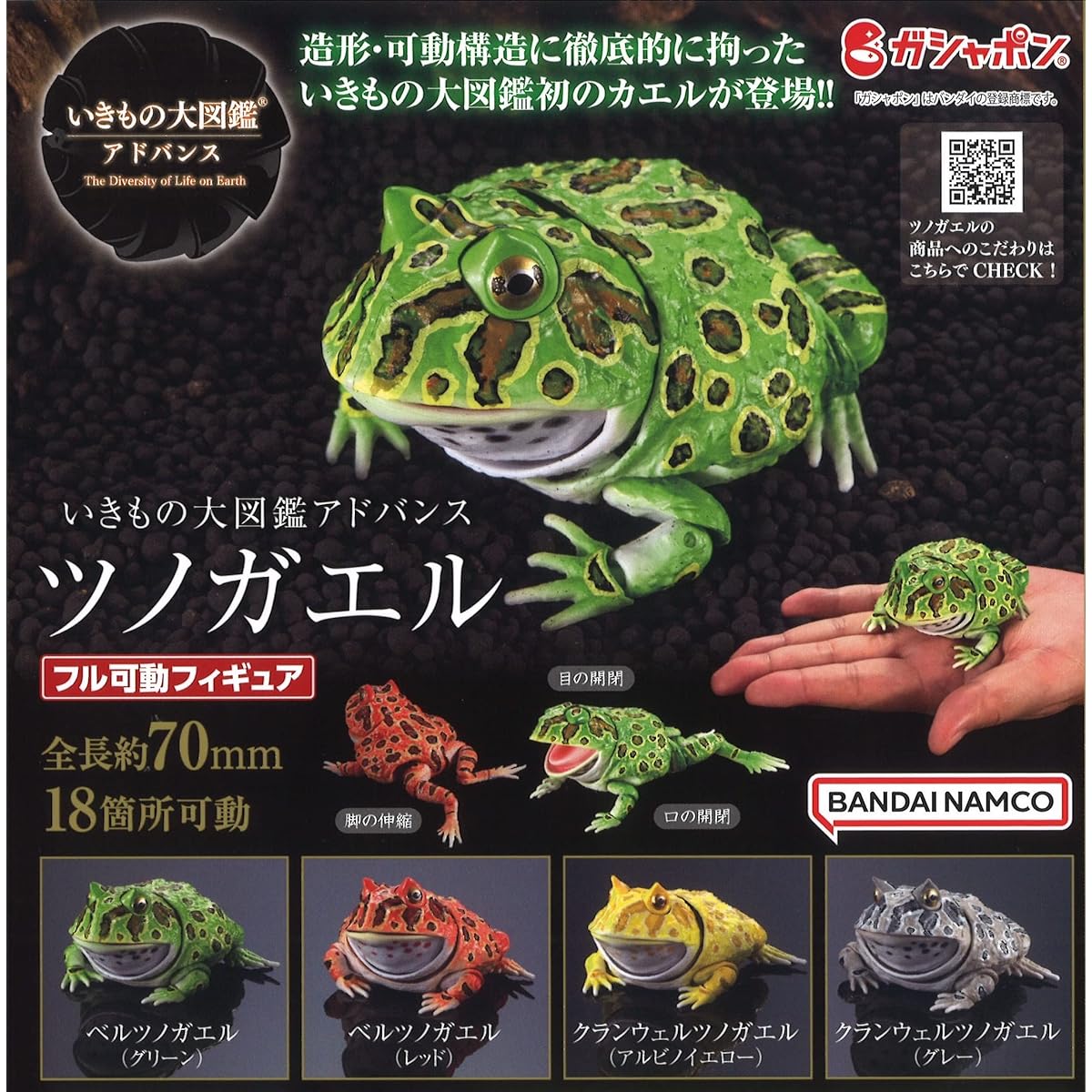 Advanced Creature Encyclopedia - Horned Frog [Complete Set of 4]