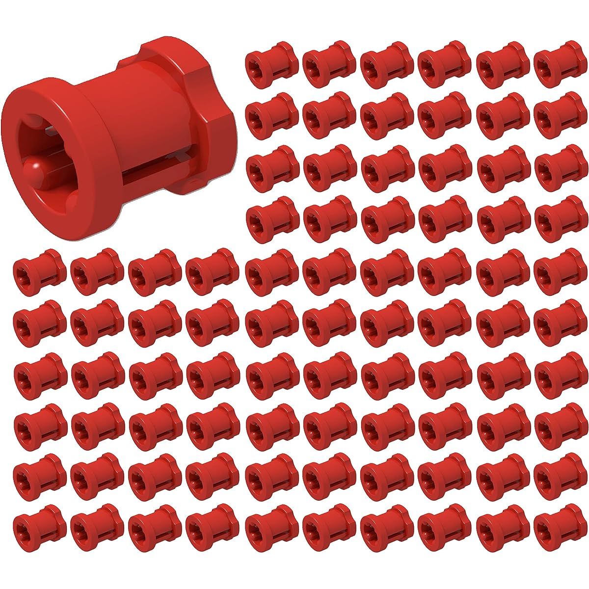 LEGO Technic NEW 100 pcs RED BUSH Bushing Cross Axle Connector Mindstorms NXT EV3 robot robotics motor building small
