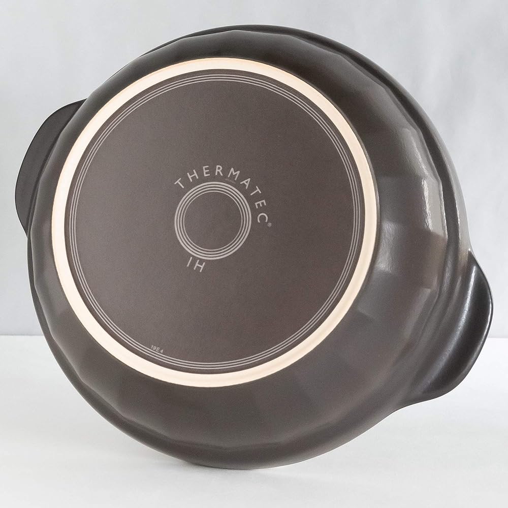 TAMAKI Earthen pot Thermatech 4-5 person Thong Diameter 32.8 x Depth 28.5 x Height 14.8 cm Microwave, oven, open flame, IH compatible, not easy to boil over, lightweight T-920930