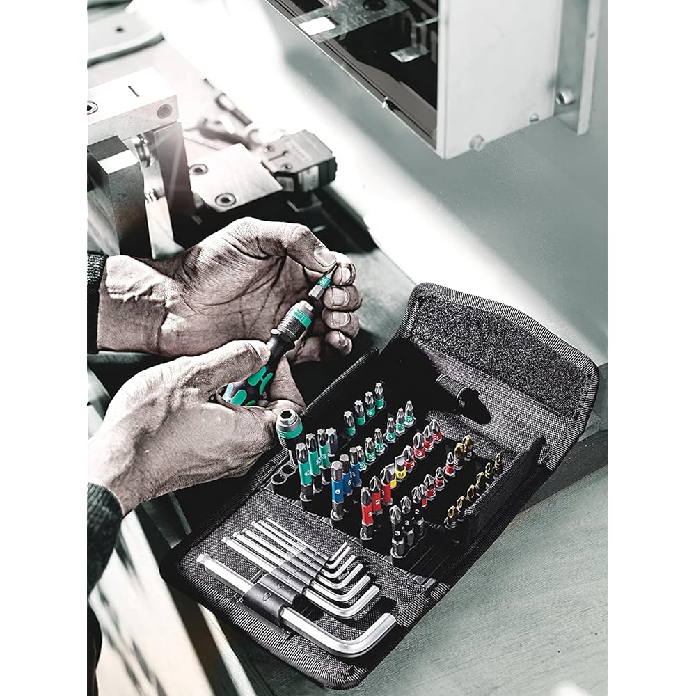 Wera 05057460001 | Kraftform Kompakt 100, 52-piece set [Japanese regular import product]