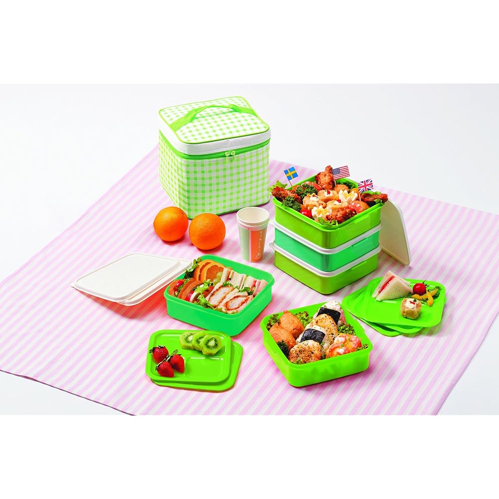 sankoplastic Rio Lunch Box 3 Tiers with Cooling Bag COR