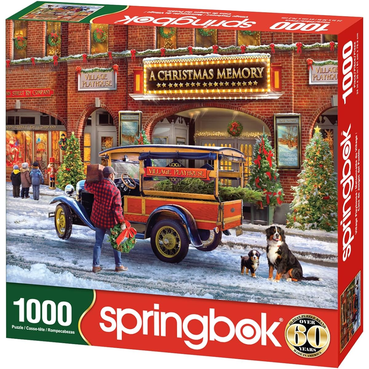 Springbok Village Playhouse 1000 Piece Jigsaw Puzzle for Adults Made in the USA