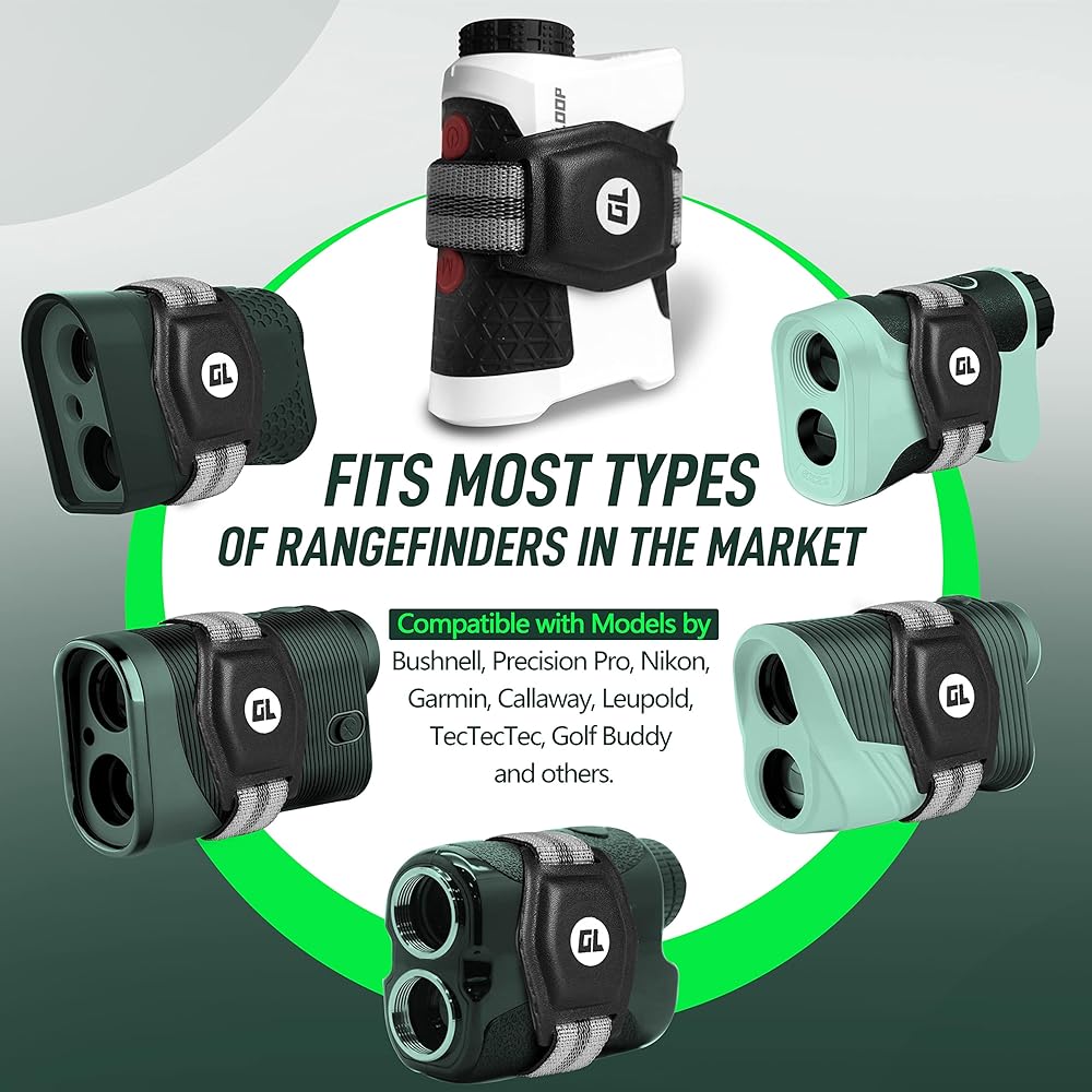 Gaialoop Universal Adjustable Magnetic Rangefinder Holder for Golf Cart with Strong Magnet