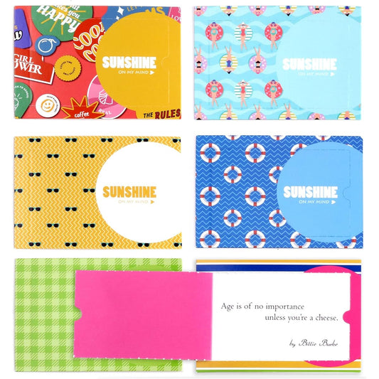 60 Pop Open Cards, Each with a Different Quote, Thank You Cards to Inspire Your Day