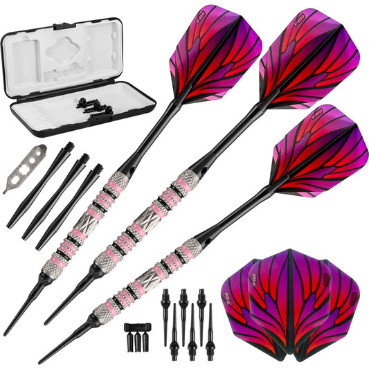 Viper Sure Grip Soft Tip Darts, Black, 16 Grams