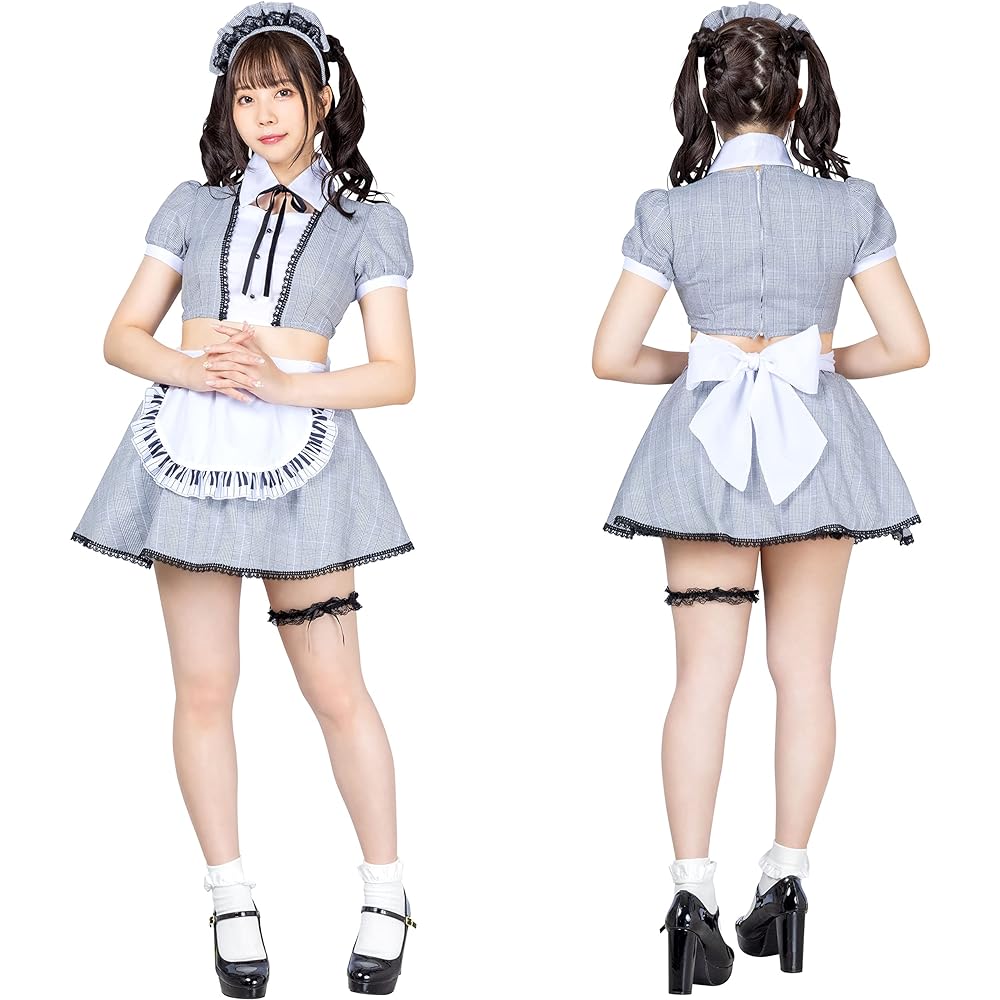 Clearstone Lyrical Palette Cosplay Halloween Pianoforte Maid Maid Maid Clothes Piano Women's Black Costume Fancy Dress Costume