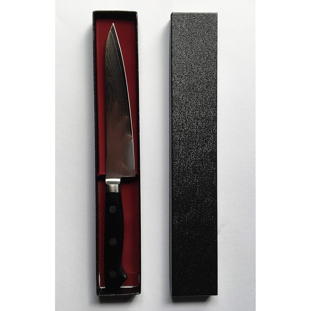 Kazuma Sawa Petty Knife Silver Total length 26cm Minamoto Akari VG10 Damascus "Whirlwind" Petty 150mm Common mouthpiece