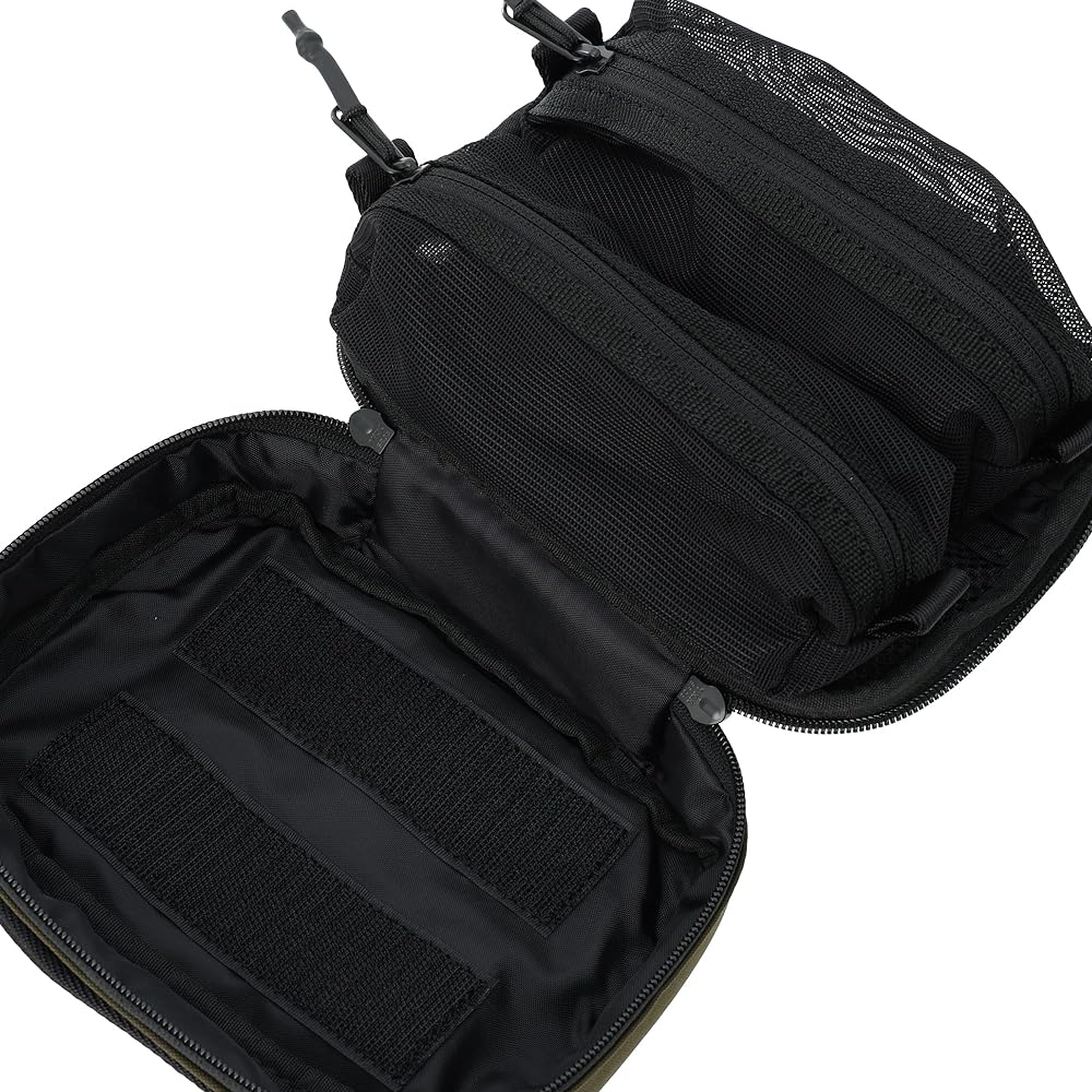 [Munsingwear] Round Pouch Mesh Pouch Carabiner Round Golf MQBWJA44