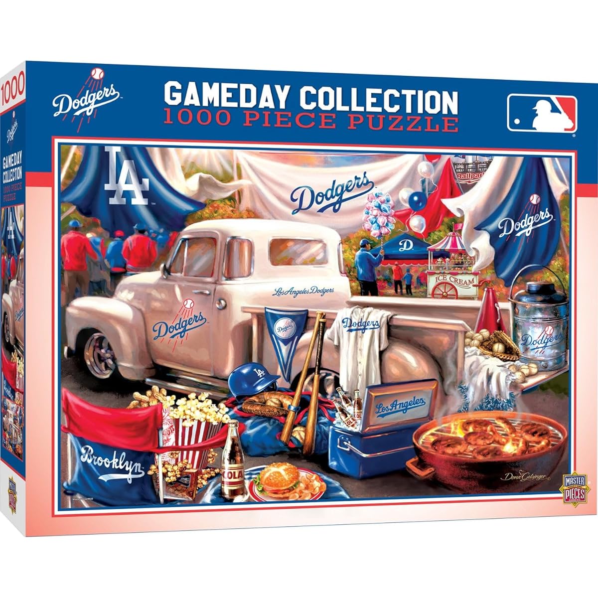 MasterPieces Baby Fanatics Lad1060 Los Angeles Dodgers Game Day 1000 Piece Puzzle