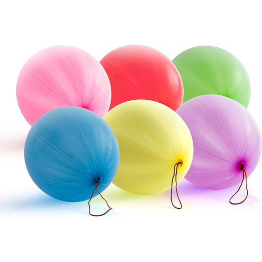 150 Pack Neon Punch Balloons I Punch Balloons for Kids Party Favors with Elastic Band Punch Balloons for Kids Birthday Decorations Party Balloons Outdoor Toys for Kids