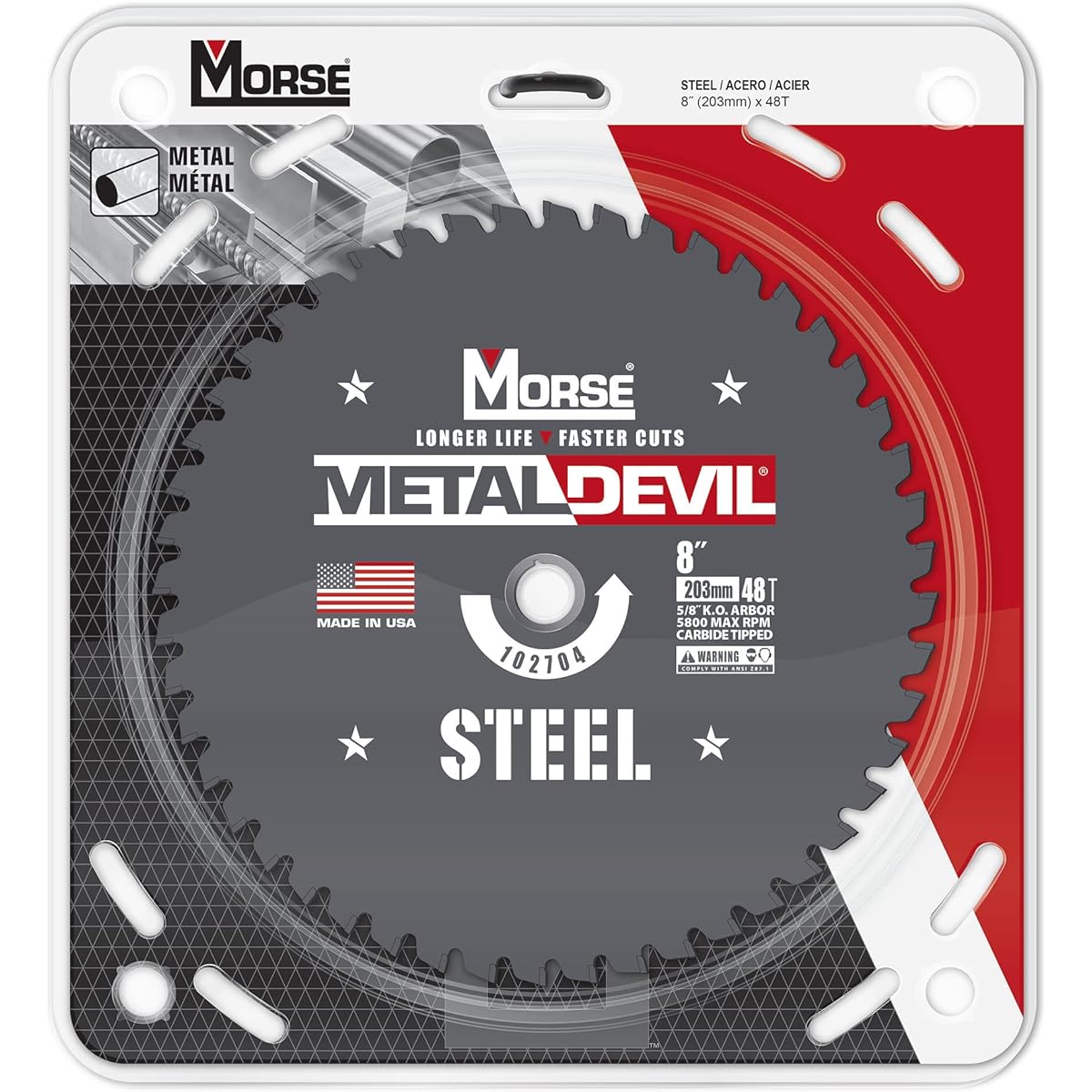 MK Morse CIRC Blade 8inch 48T ST