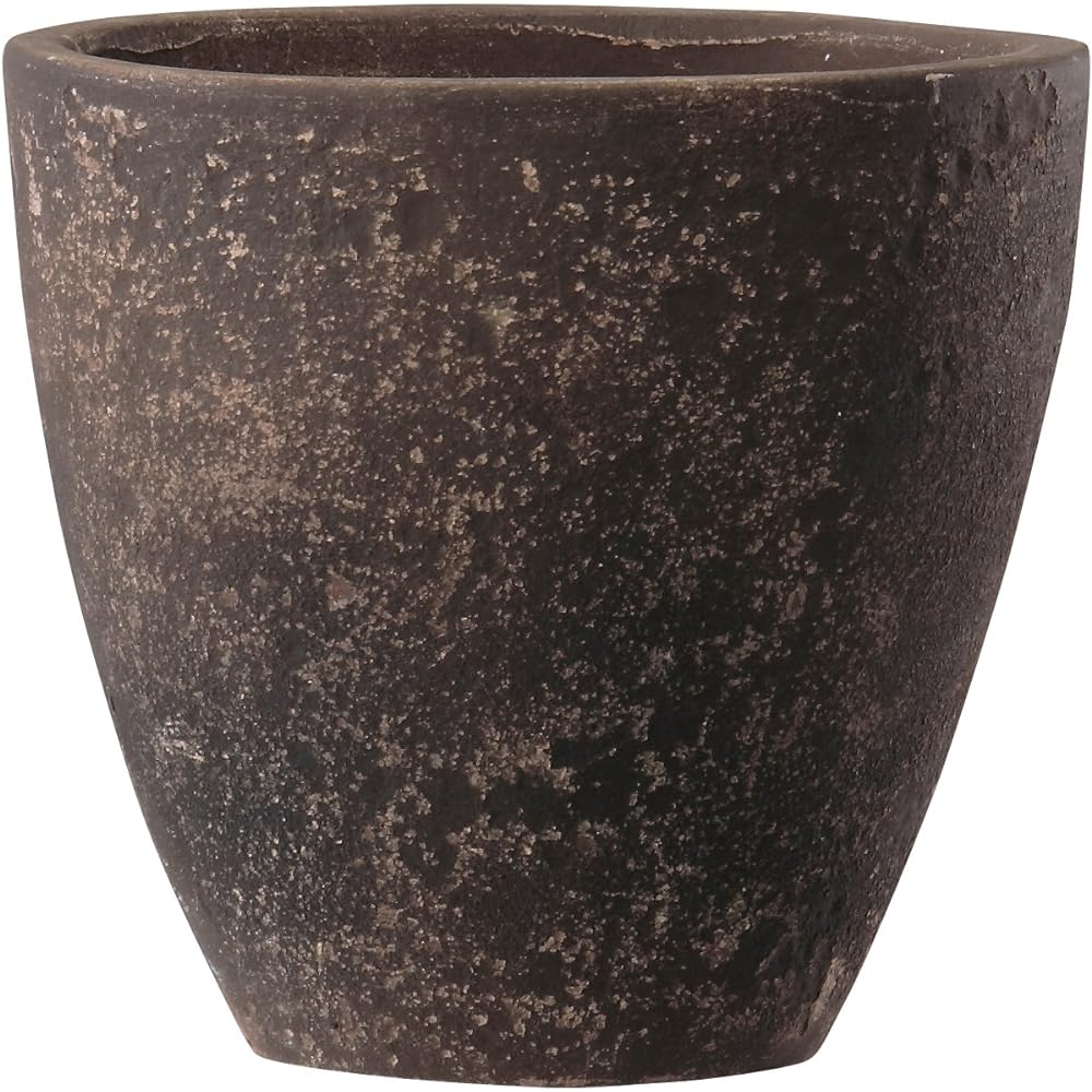 Green Pot Frit Egg Antique Black 30cm EB-FE3028AB