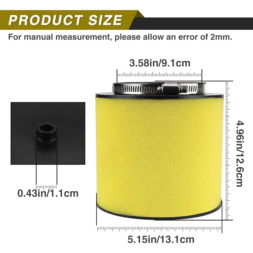 17254-HC5-900 Air Filter Honda Fourtrax 300 TRX300FW TRX350 TRX450FE TRX450FM Foreman TRX400FW TRX450S TRX450ES